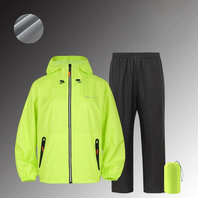 Outdoor Sports Outfit - Full Body Waterproof Rain Suit Reflective
