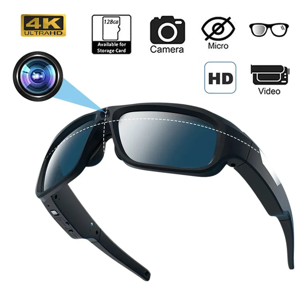 4K HD Smart Glasses Camera Min - Outdoor Sport Camera avis et prix