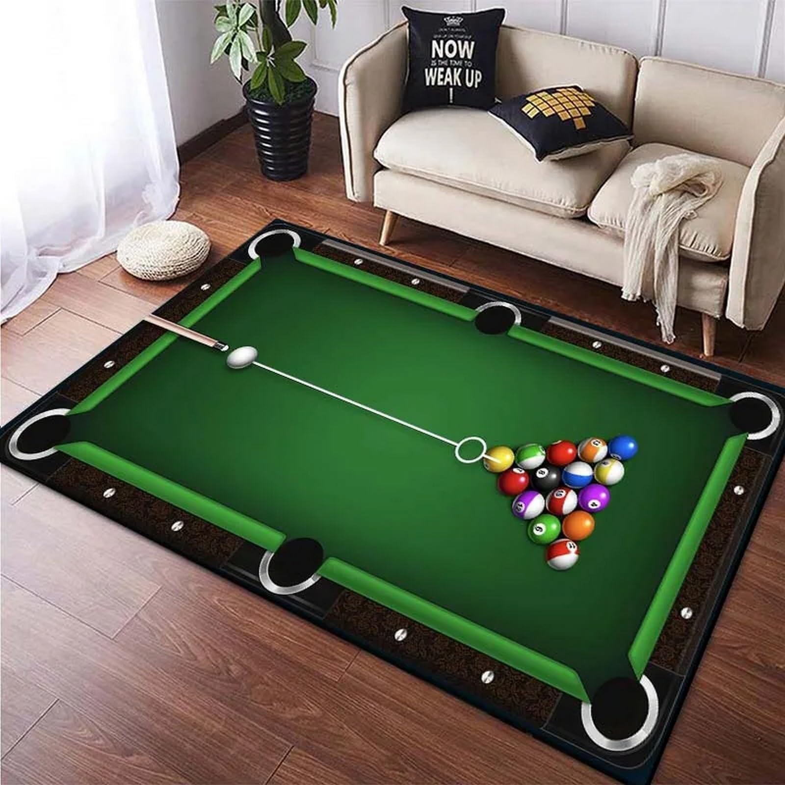 Billiards Area Rug, Ball Game  - Outdoor Sport Live avis et prix