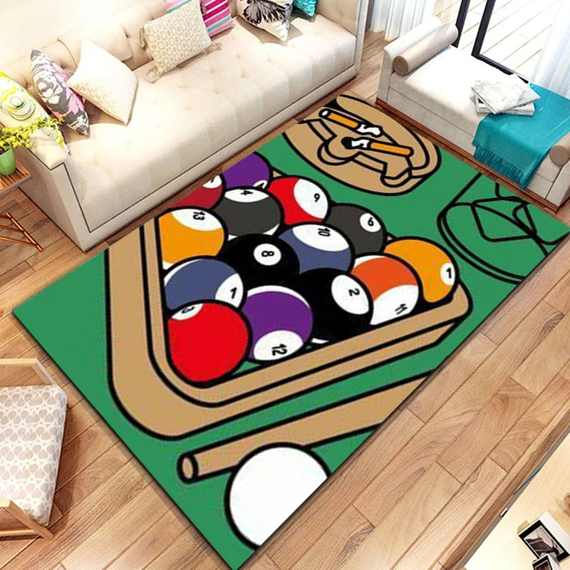 Billiards Area Rug, Ball Game  - Outdoor Sport Live avis et prix