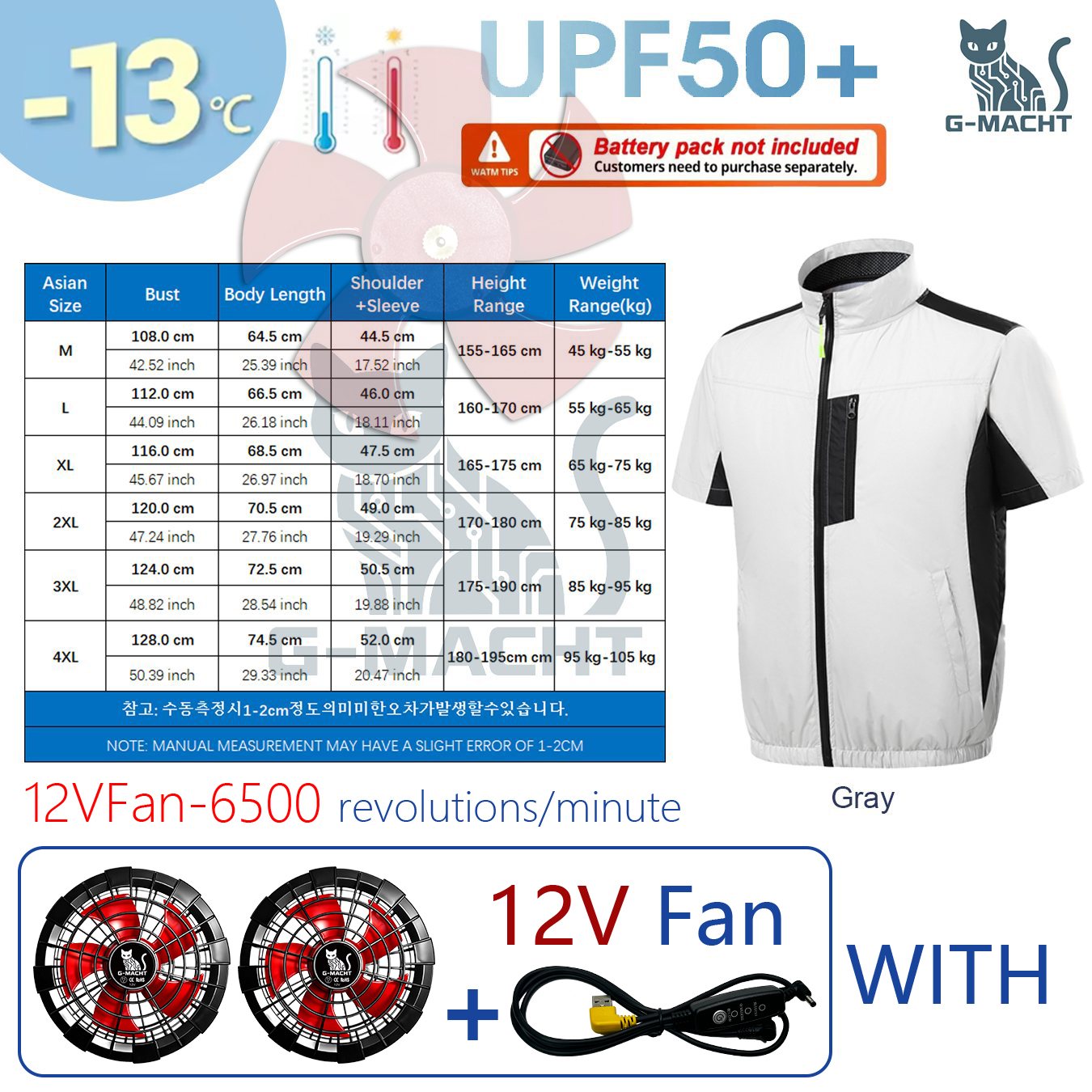 Summer 4 Fans Air Conditioning - Outdoor Sport Windbreaker avis et prix