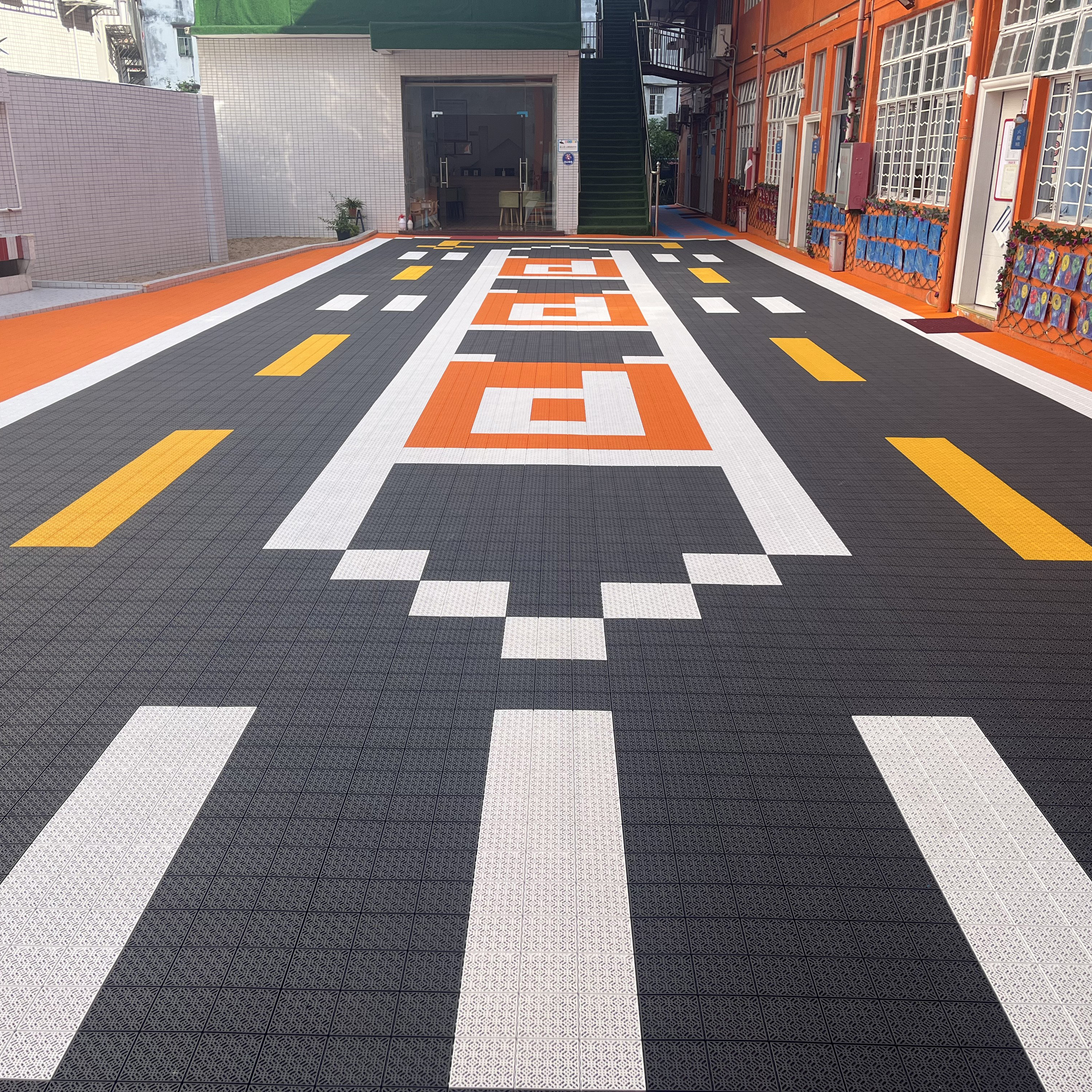 OEM Customized Indoor/Outdoor  - Outdoor Sport Court Flooring avis et prix