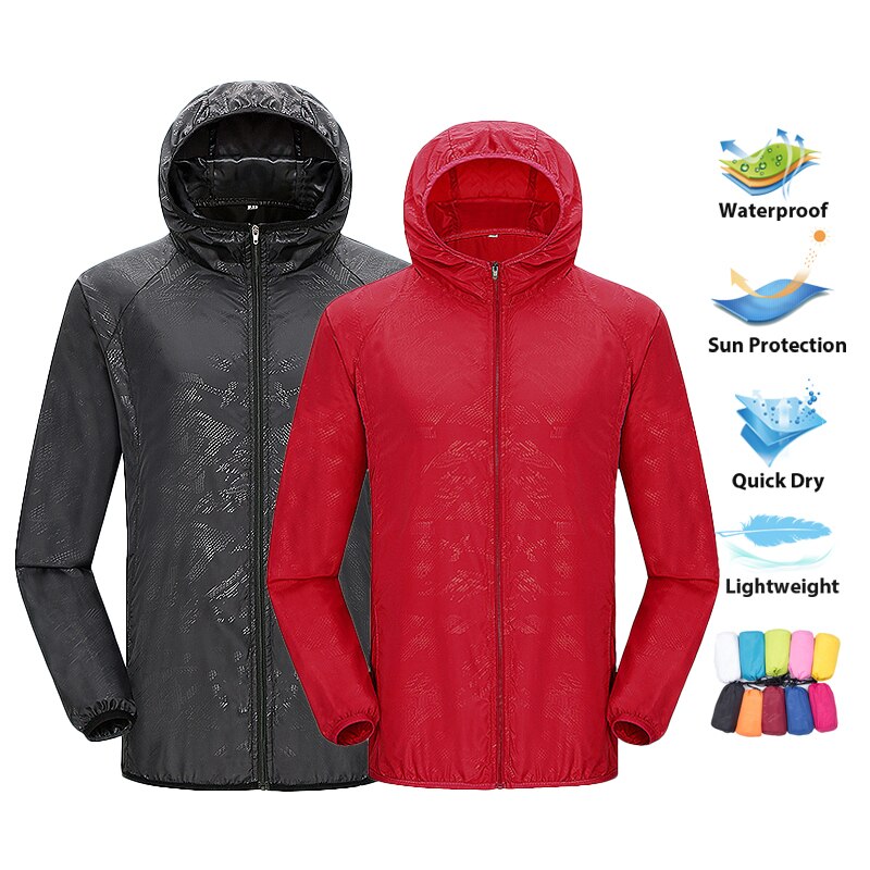 LNGXO Unisex Hiking Jacket Men - Outdoor Sport Windbreaker avis et prix