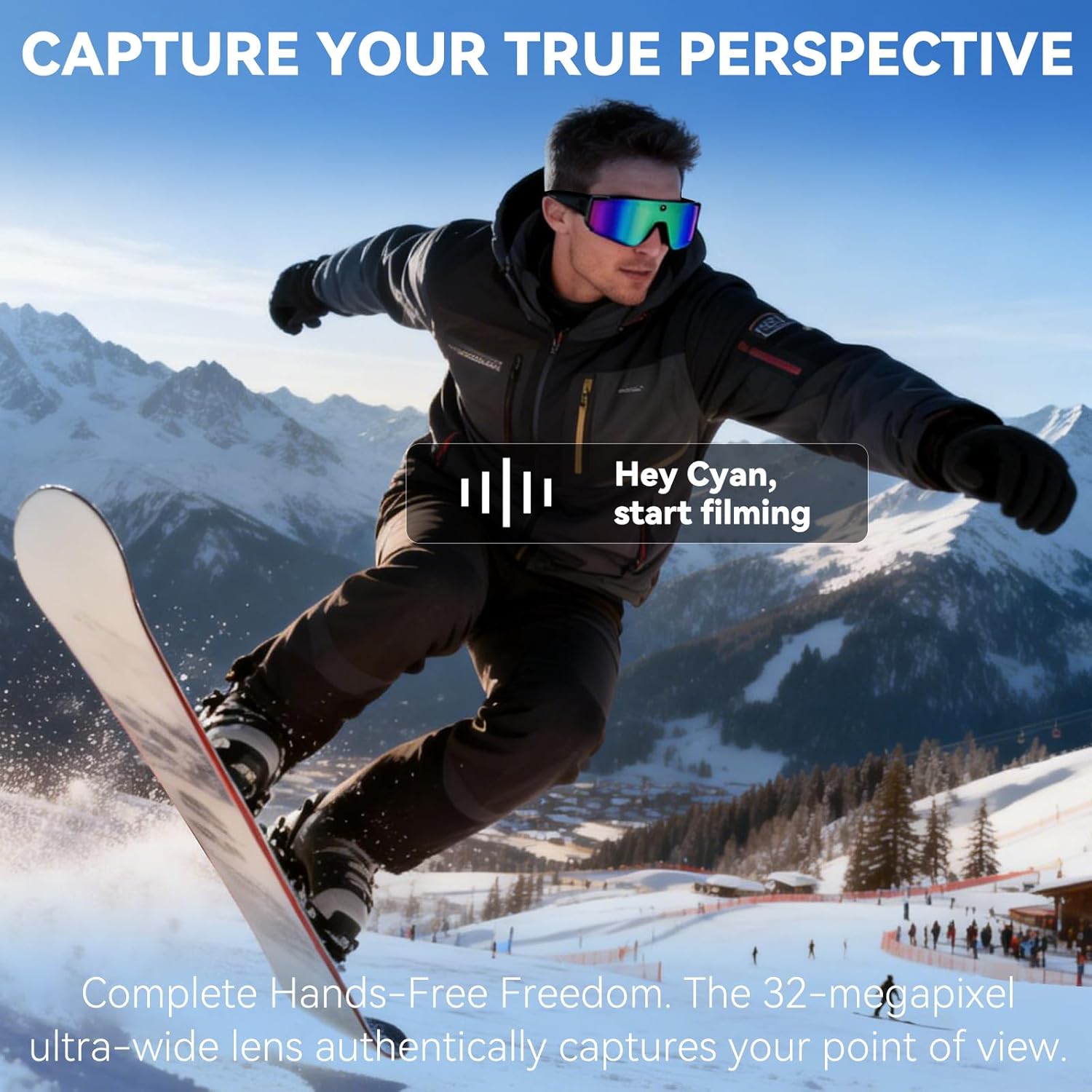 AI Smart Glasses with Camera H - Outdoor Sport Camera avis et prix