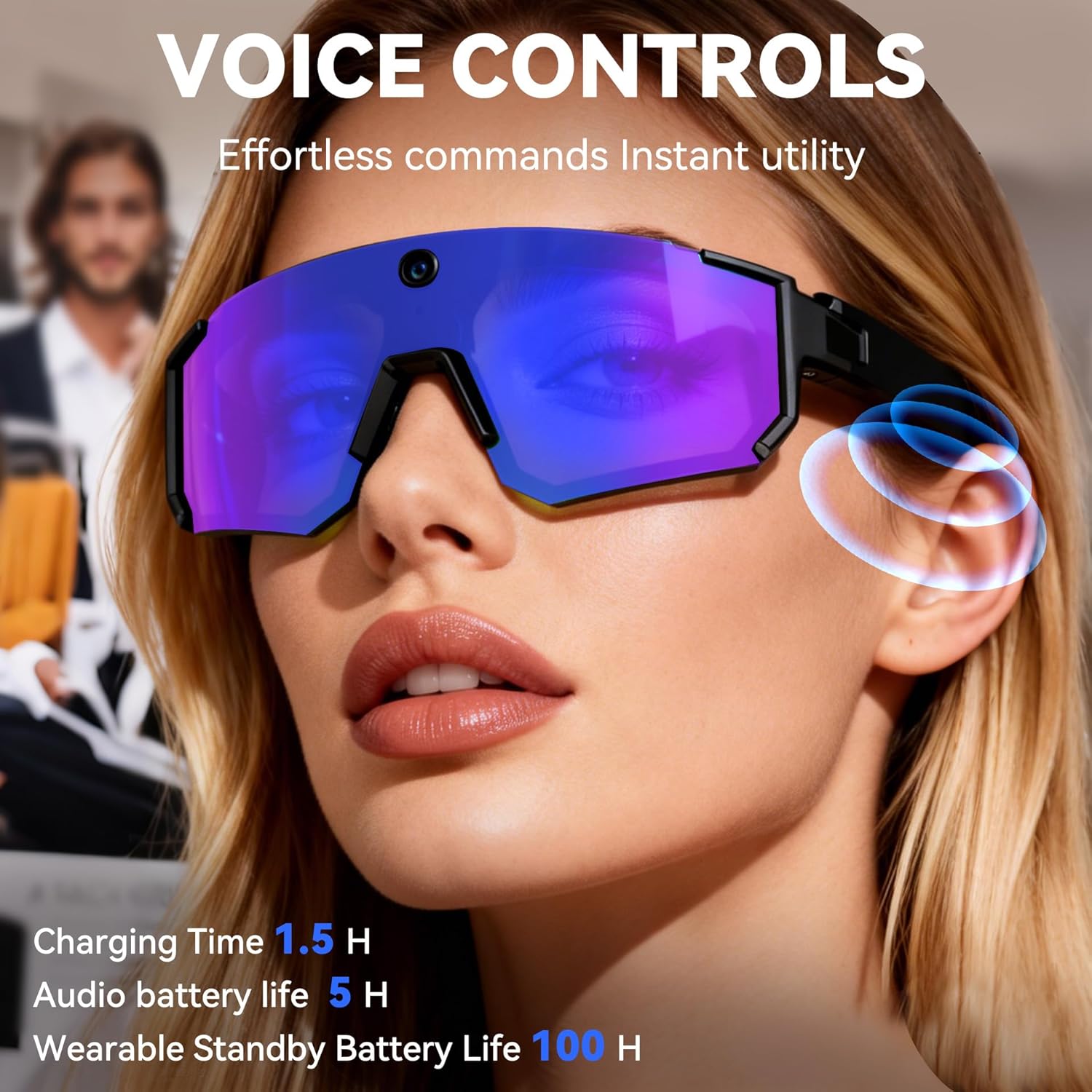 AI Smart Glasses with Camera H - Outdoor Sport Camera avis et prix