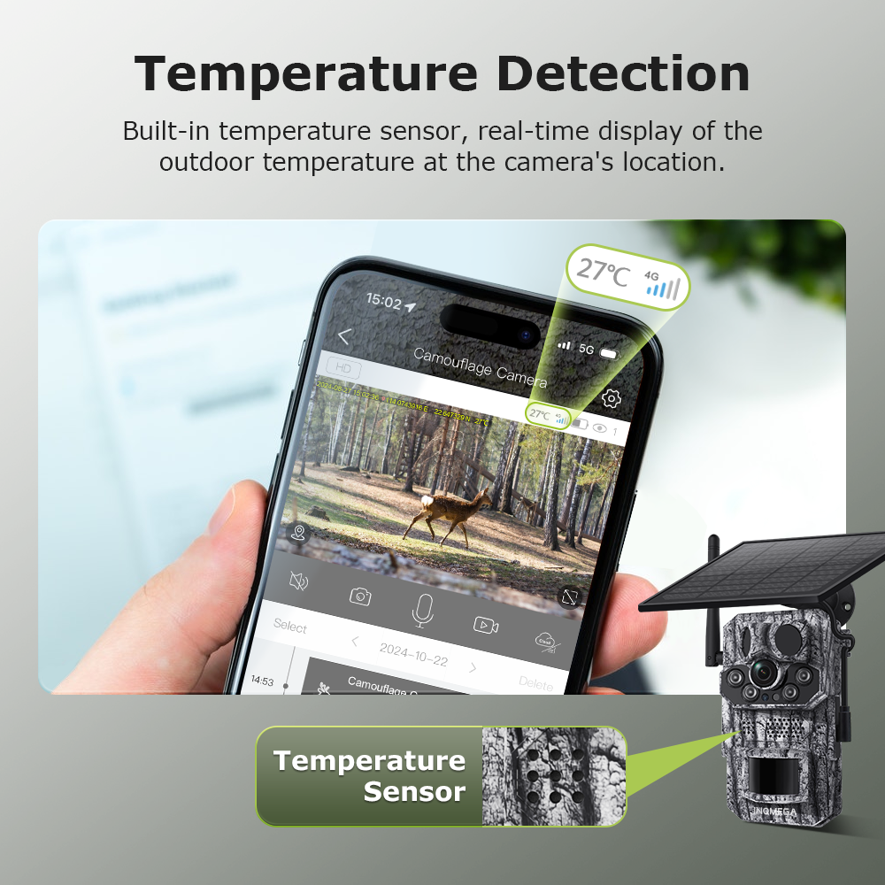 INQMEGA4G 2K 5MP PIR Motion Ac - Outdoor Sport Camera avis et prix