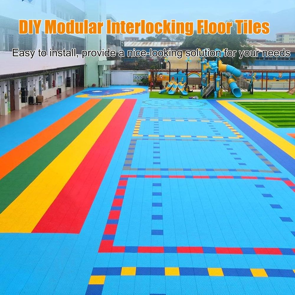 25 Inch Interlocking Outdoor F - Outdoor Sport Court Flooring avis et prix