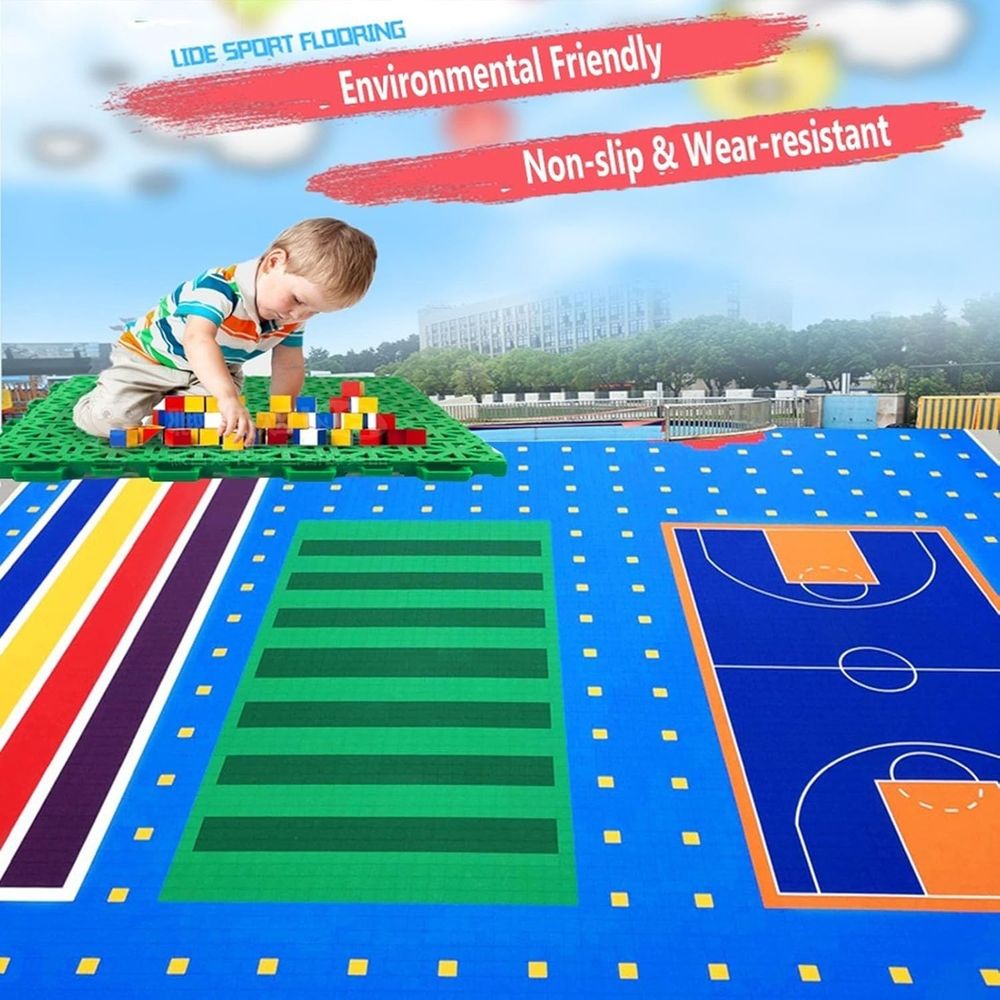 25 Inch Interlocking Outdoor F - Outdoor Sport Court Flooring avis et prix