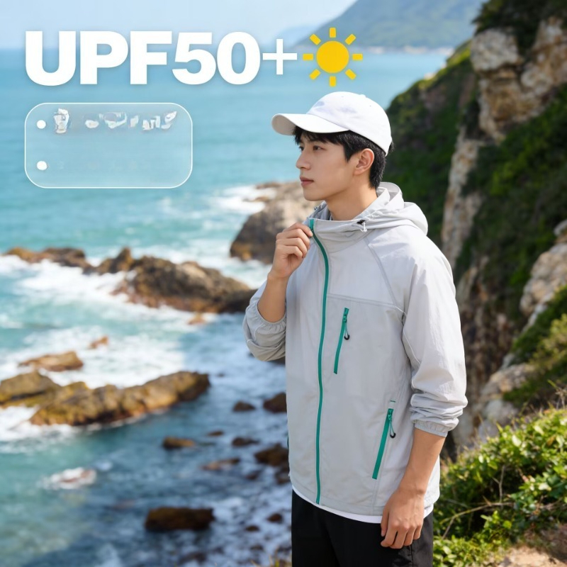 UPF50+ Summer Outdoor Quick Dr - Outdoor Sport Windbreaker avis et prix