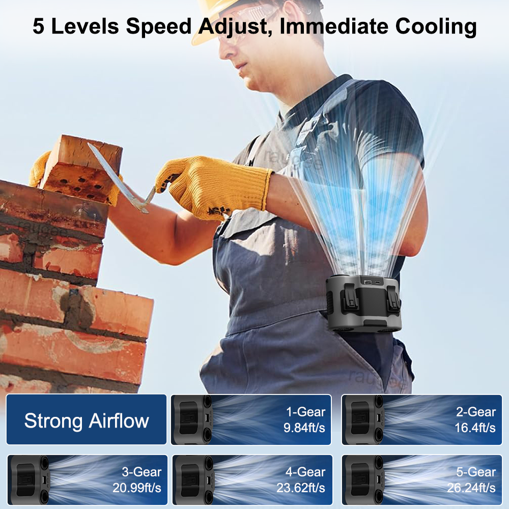 20000Mah Waist Fan Portable Cl - Outdoor Sport Outlet avis et prix