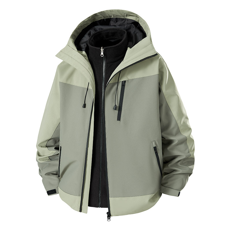 3-in-1 Splicing Mens Hiking Ja - Outdoor Sport Windbreaker avis et prix