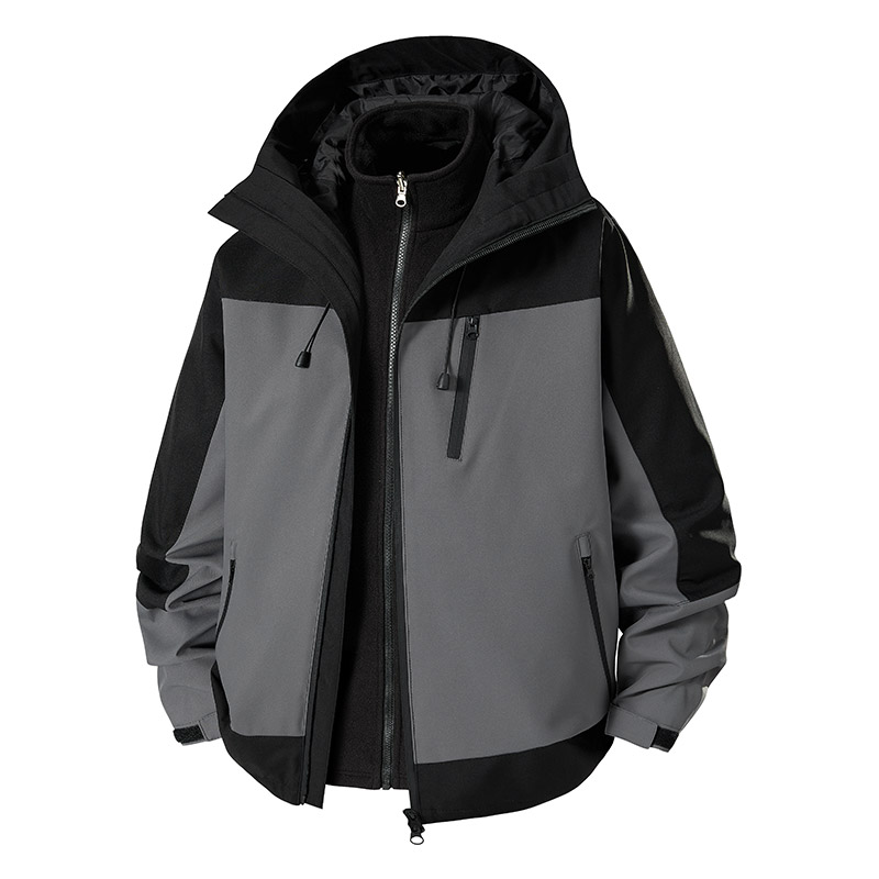 3-in-1 Splicing Mens Hiking Ja - Outdoor Sport Windbreaker avis et prix