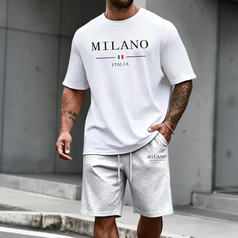 Men's Tracksuit Short Sleeve T - Outdoor Sports Outfit avis et prix