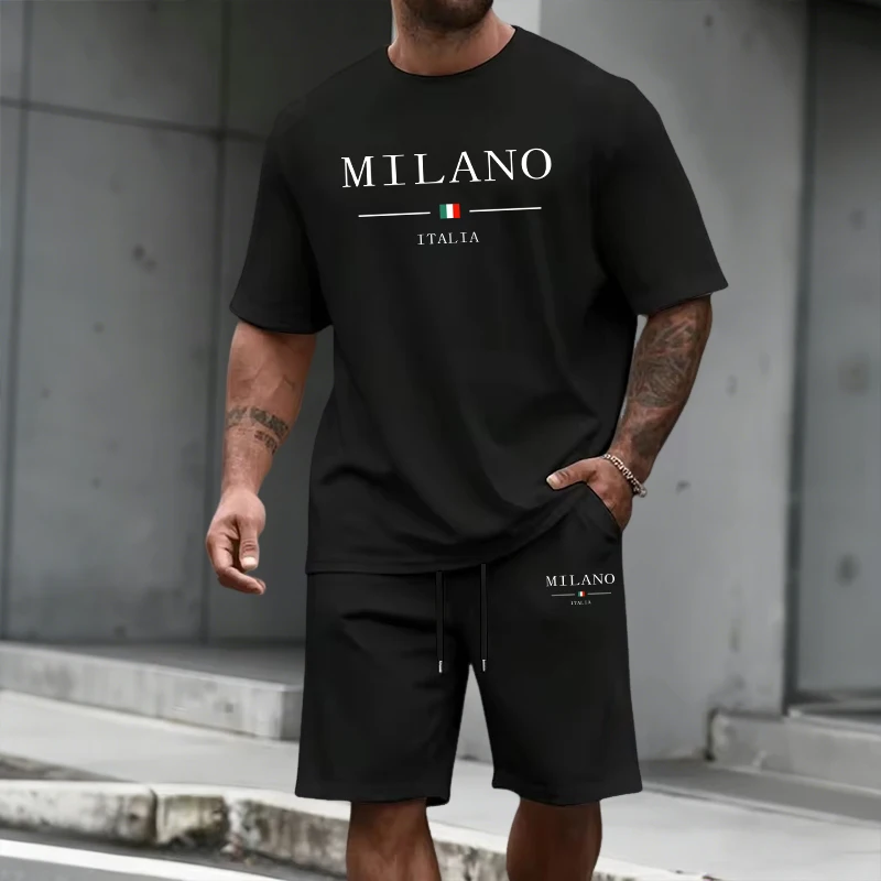Men's Tracksuit Short Sleeve T - Outdoor Sports Outfit avis et prix