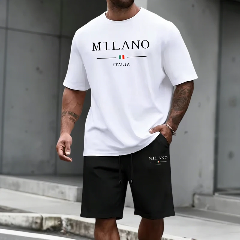 Men's Tracksuit Short Sleeve T - Outdoor Sports Outfit avis et prix