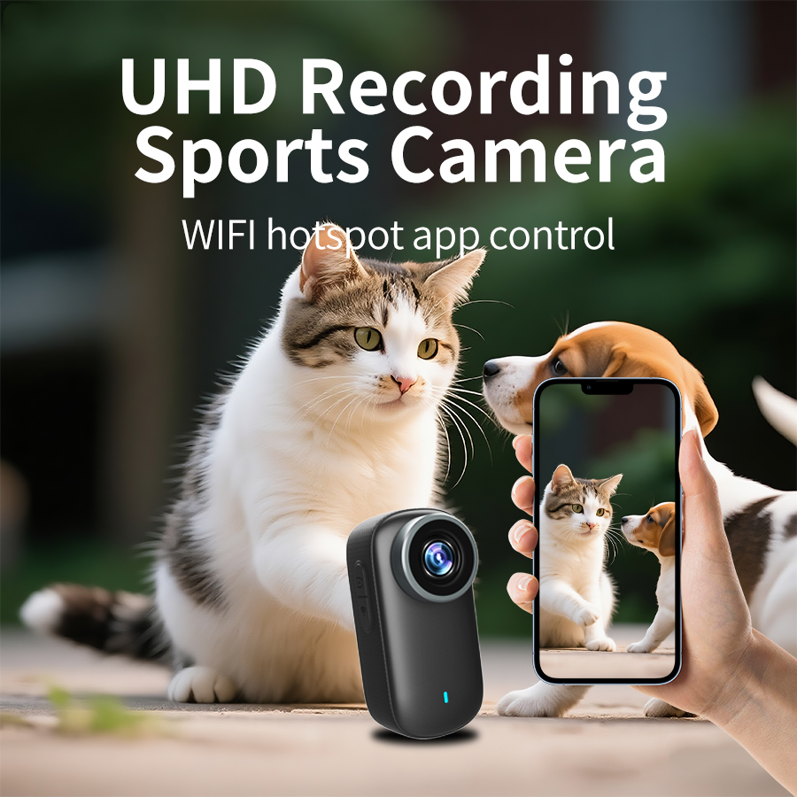 4K Action Camera for Pets vide - Indoor Sport And Outdoor Sports avis et prix