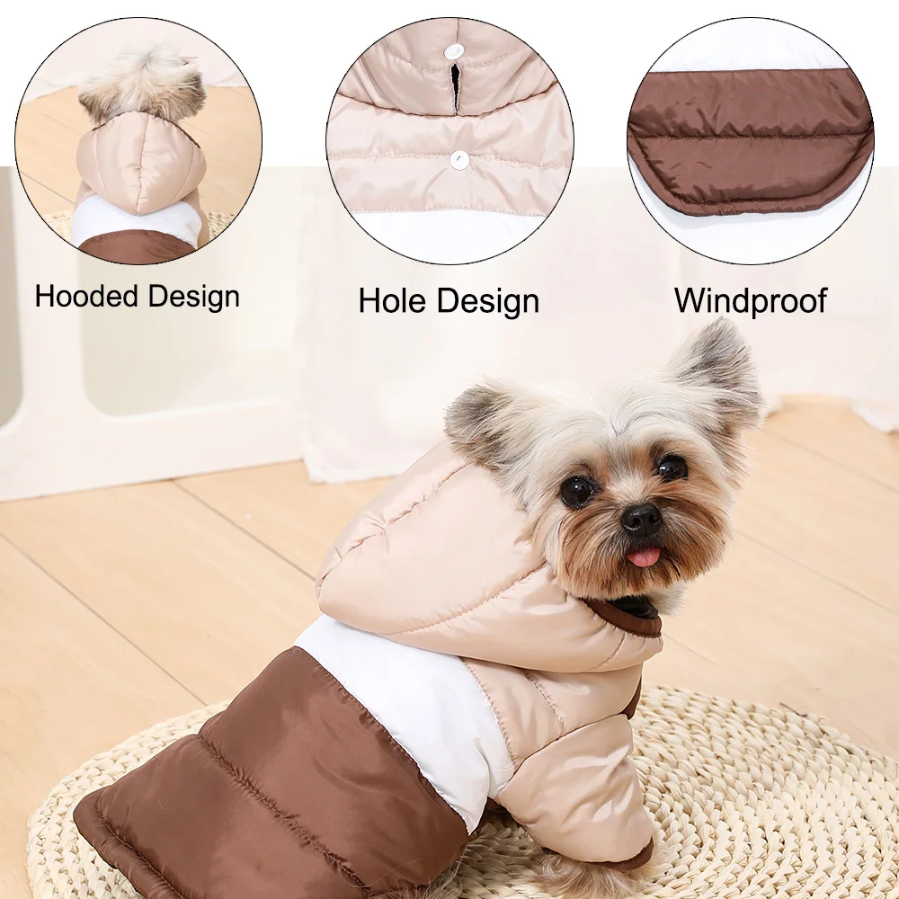 Puppy Travel Clothes With Hood - Outdoor Sport Windbreaker avis et prix