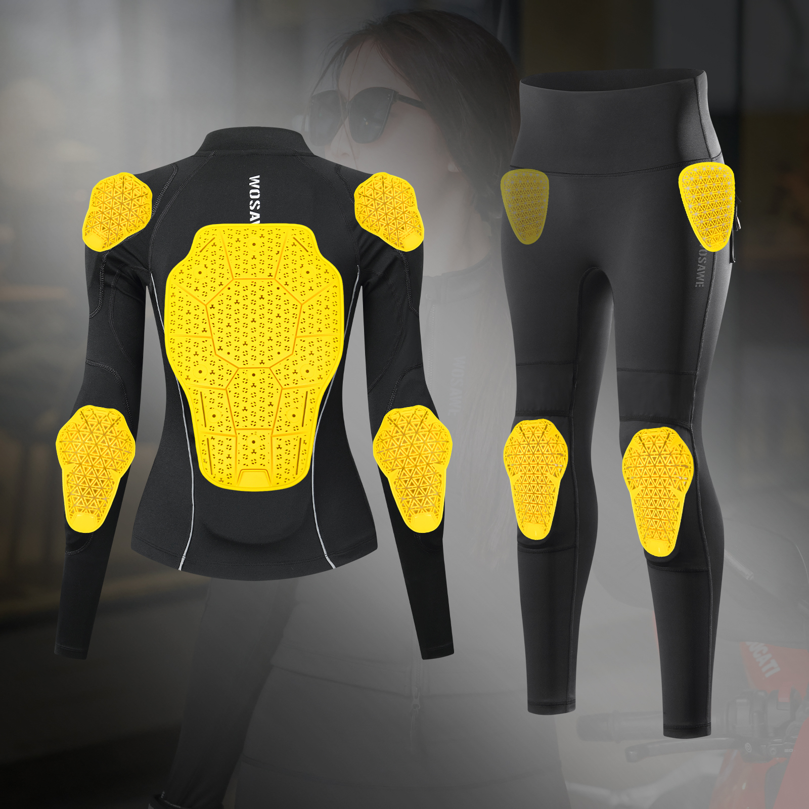 WOSAWE Summer Breathable Motor - Mtb Elbow Pad avis et prix